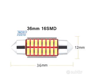 LAMPADA LED 5W C10W SUPER LUMINOSA 4014 SMD CANBUS