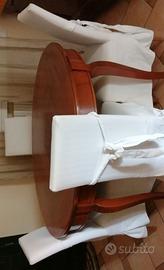 Tavolo ovale in legno massello