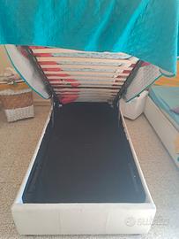 lettini singoli con materasso 2mt × 0.80cm