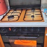 PIANO COTTURA 4 FUOCHI + COPERCHIO + FORNO NARDI