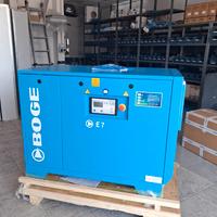 Compressore a vite BOGE 7,5 kW 10 Bar Nuovo