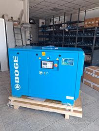 Compressore a vite BOGE 7,5 kW 10 Bar Nuovo
