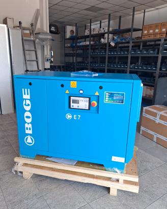 Compressore a vite BOGE 7,5 kW 10 Bar Nuovo