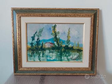 Quadro "LAGO DELLA BURIDA" Marta