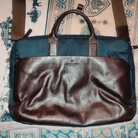 borsa Spalding pelle e tessuto 
