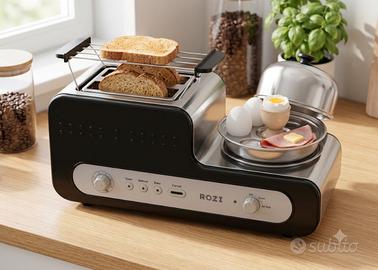 🍳 Tostapane Multifunzione 2 in 1 ROZI