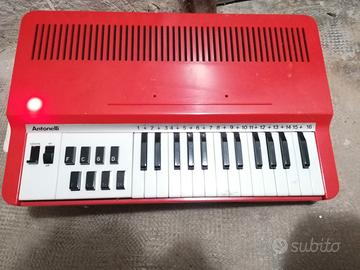 Golden organ Antonelli tastiera pianola organo 