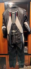 tuta moto in pelle 