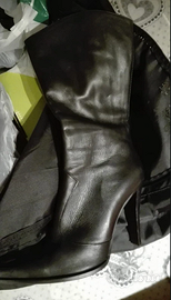 Stivale Cinti nero vera pelle