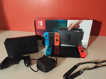 Nintendo Switch - blu/rosso 32gb Scatola Compresa