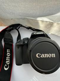 Canon 550d e obiettivo 18-55