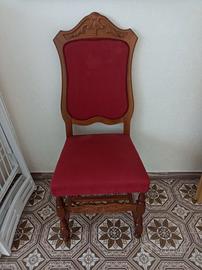 6 sedie legno 