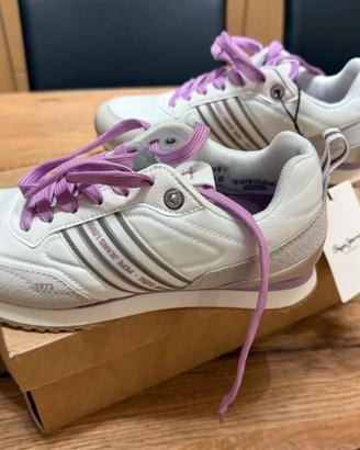 Sneakers nuove Pepe Jeans tg 37, ma calzano meno