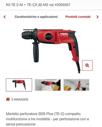 Perforatore Hilti TE-2M