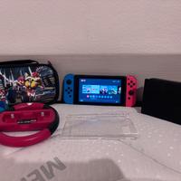 Nintendo switch con accessori
