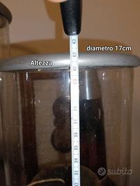 Coppia Splendidi Candelabri / Lanterne in Vetro e