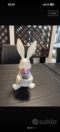 Coniglio pasquale porta ovetto