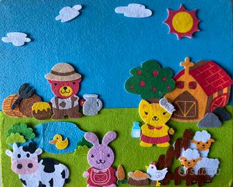 Gioco per bambini felty world farm