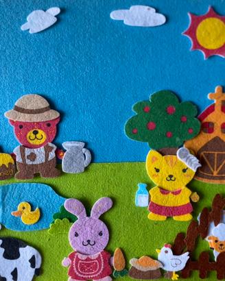 Gioco per bambini felty world farm