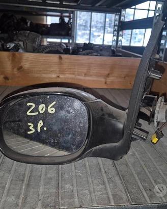 Specchietto Sinistro Per Peugeot 206 Manuale