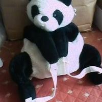 Zainetto a forma di PANDA peluche imbottito