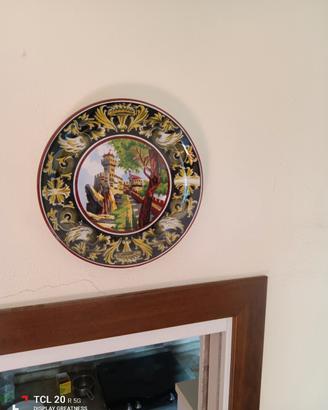 Piatti da parete vintage con vedute di S.Marimo