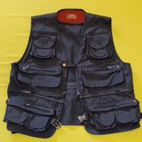 Gilet in tessuto multitasche Khaki Jungle