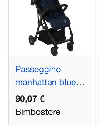 Passeggino leggero Giordani Manhattan