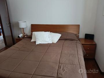 Letto Matrimoniale CONTENITORE Artigianale + 2 Com
