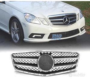GRIGLIA MERCEDES CLASSE E W212 CROMO NERO 09- LOOK