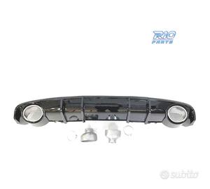 DIFUSORE AUDI A4 B9 S LINE 16- LOOK RS4 NERO LUCID