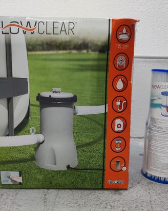 Pompa filtro Bestway FlowClear NUOVA con filtri ex