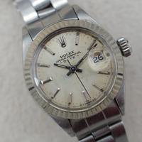 Rolex lady oyster ref.6917 cassa acciaio lunet oro