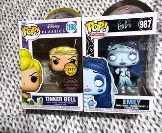 Lotto funko pop tinker bell trilli chase e emily
