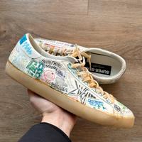 Golden Goose Superstar Graffiti bianche taglia 45