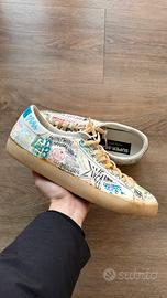 Golden Goose Superstar Graffiti bianche taglia 45