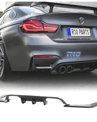 DIFUSORE BMW M3 F80 M4 F82 F83 M PERFORMANCE NERO 