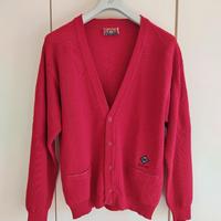 Cardigan Navigare colore rosso vintage anni 90