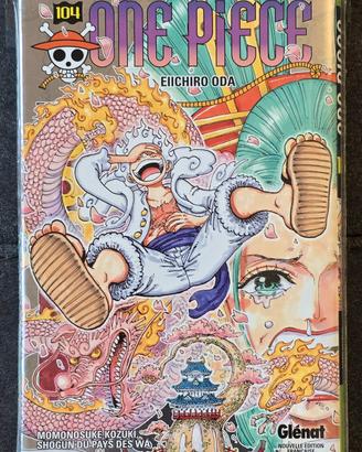 One Piece vol. 104 variant metal francese