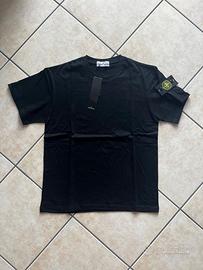 T-Shirt STONE ISLAND nera da uomo (size M)