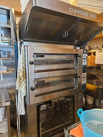 Forno cuppone, Cella lievitazione, cappa