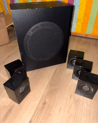 Sistema cassa Subwoofer e cassa satelliti samsung