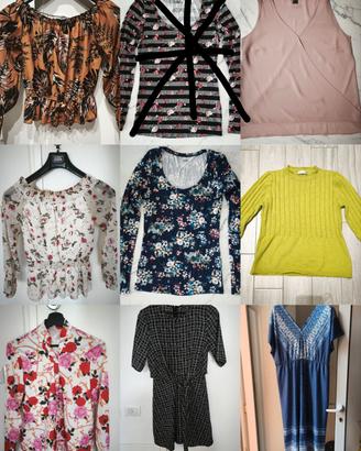 maglie donna taglia S e M 