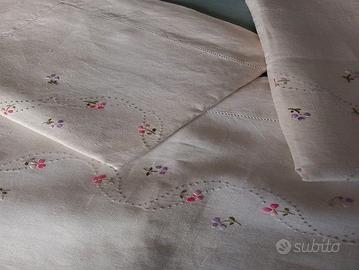 PARURE LENZUOLA MATRIMONIALE PURO LINO