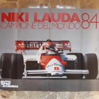 Poster Niki Lauda Campione del mondo 1984