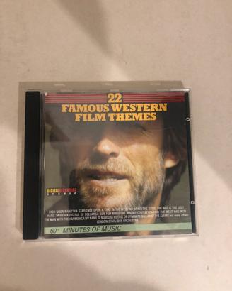 Cd  musiche western 22 famous western film themes
