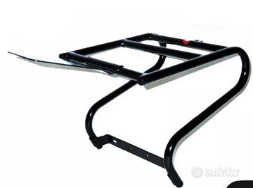 Portapacchi Nero Faco e supporto Bauletto Vespa PX