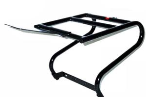 Portapacchi Nero Faco e supporto Bauletto Vespa PX