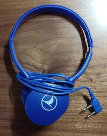 turkish airways cuffia doppio jack color blu