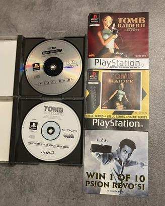 Lotto Tomb Raider + Tomb Raider 2 ps1